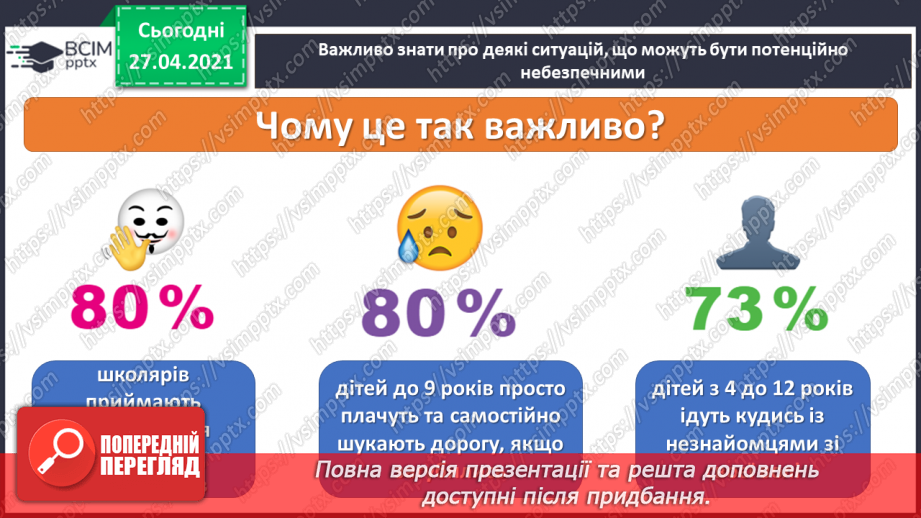 №11 - Модель адекватного реагування в сумнівних ситуаціях. Джерела отримання допомоги в прикрих і тривожних ситуаціях.8