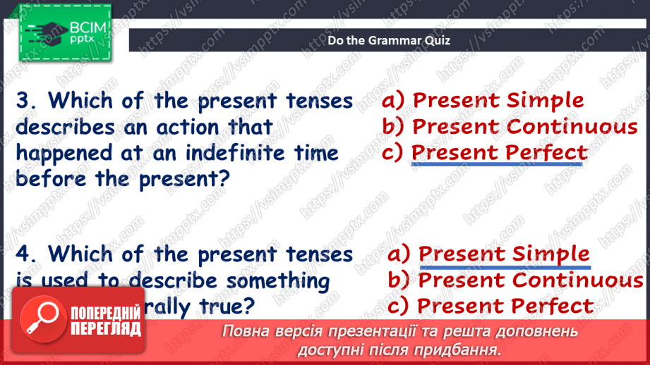 №002 - Brush up Your Grammar. Present Tenses17