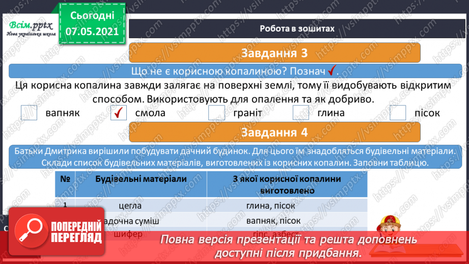 №032 - Яке значення корисних копалин для людини19 №032 - Яке значення корисних копалин для людини19
