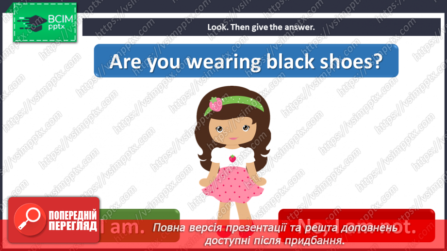 №058 - Get dressed. “Are you wearing …?”, “I’m wearing …”10 №058 - Get dressed. “Are you wearing …?”, “I’m wearing …”10