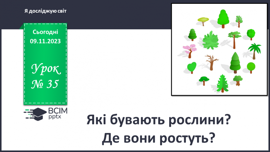 №035 - Які бувають рослини? Де вони ростуть?0 №035 - Які бувають рослини? Де вони ростуть?0