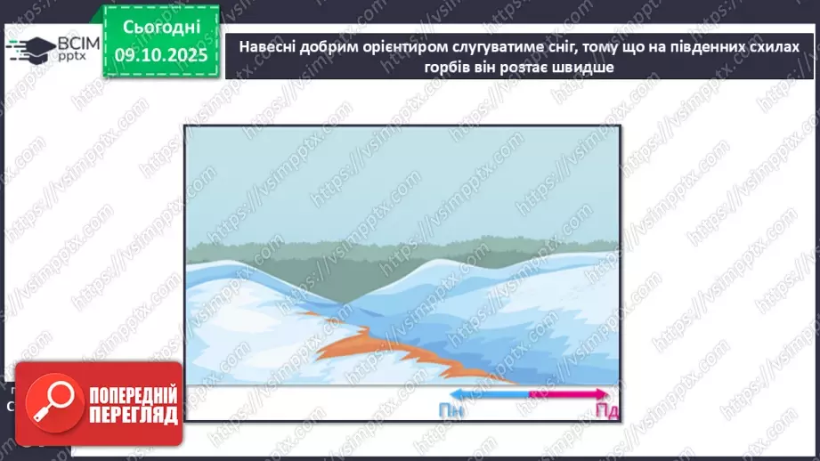 №0023 - Орієнтування на місцевості за допомогою Сонця та місцевих ознак.15 №0023 - Орієнтування на місцевості за допомогою Сонця та місцевих ознак.15