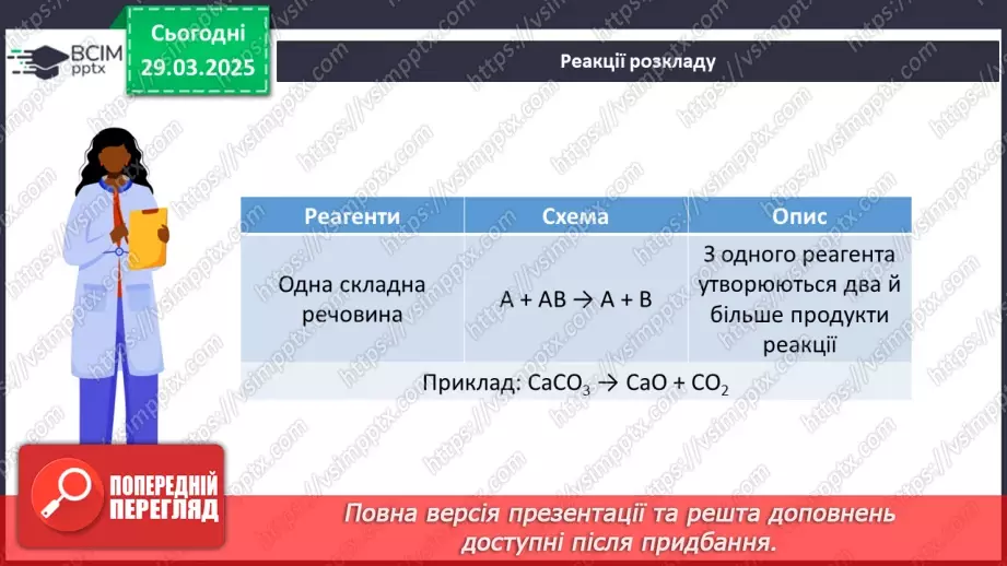 №029-30 - Хімічні реакції. Схема хімічної реакції19 №029-30 - Хімічні реакції. Схема хімічної реакції19