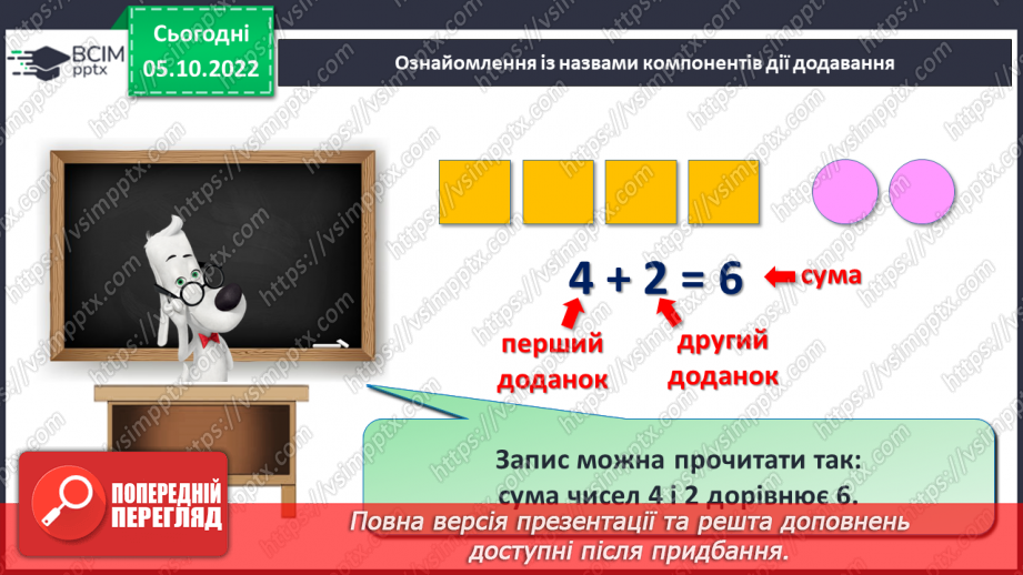 №0032 - Компоненти дії додавання9 №0032 - Компоненти дії додавання9
