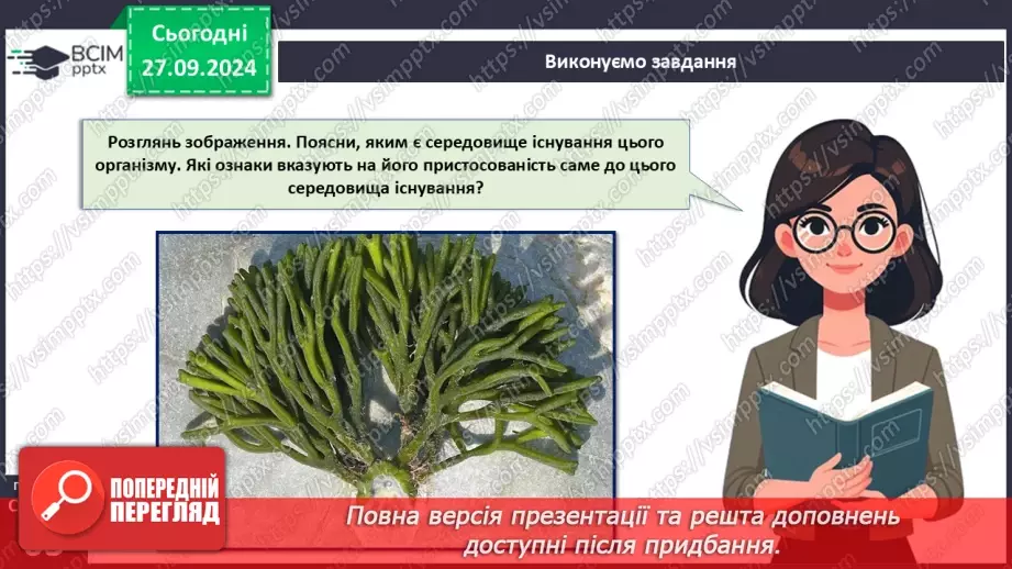 №18 - Загальні ознаки водоростей.24 №18 - Загальні ознаки водоростей.24