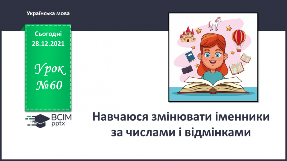 №060 - Навчаюся змінювати іменники за числами і відмінками.0