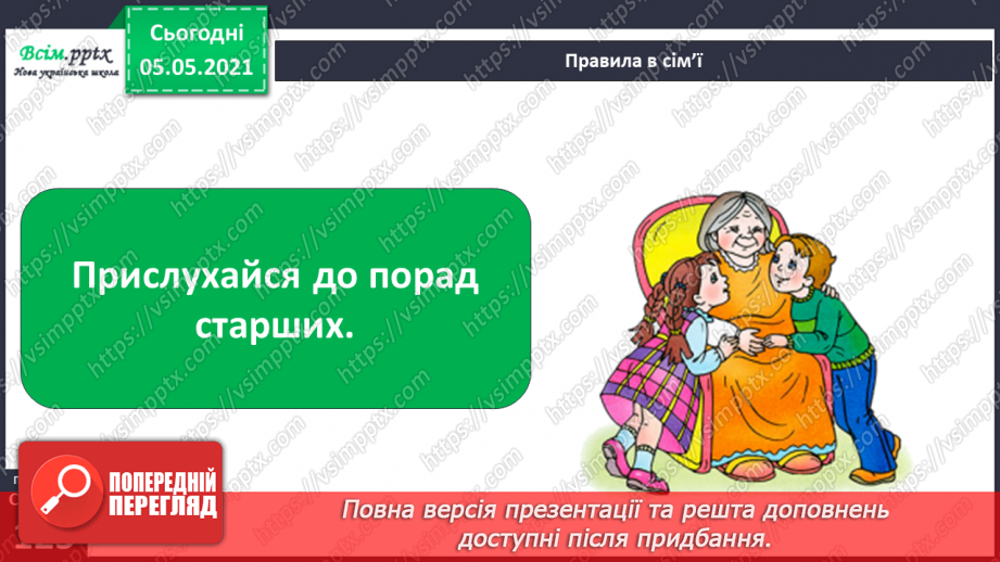 №081 - Ти і твоя родина. Правила поведінки в сім’ї23