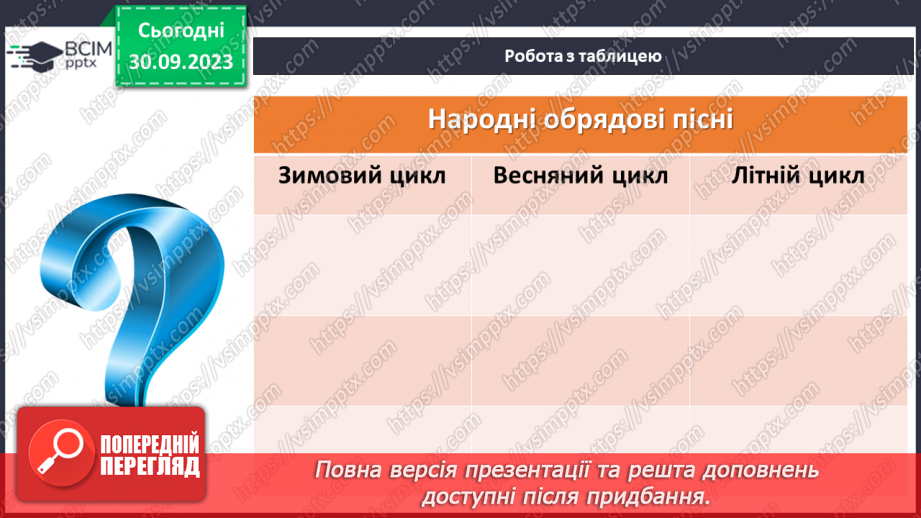 №11-13 - Весняні й літні обрядові пісні. Веснянки. «Кривий танець».7