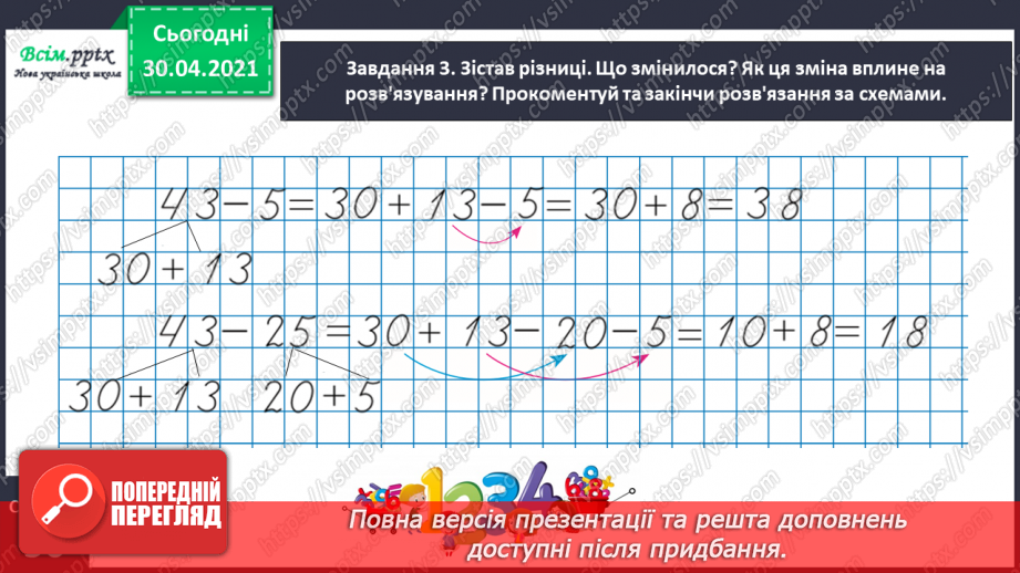 №092 - Додаємо і віднімаємо двоцифрові числа різними способами10