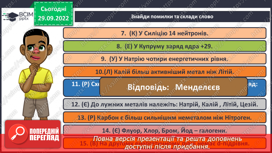 №14 - Послідовність заповнення електронами енергетичних рівнів і підрівнів. Електронні формули атомів.4