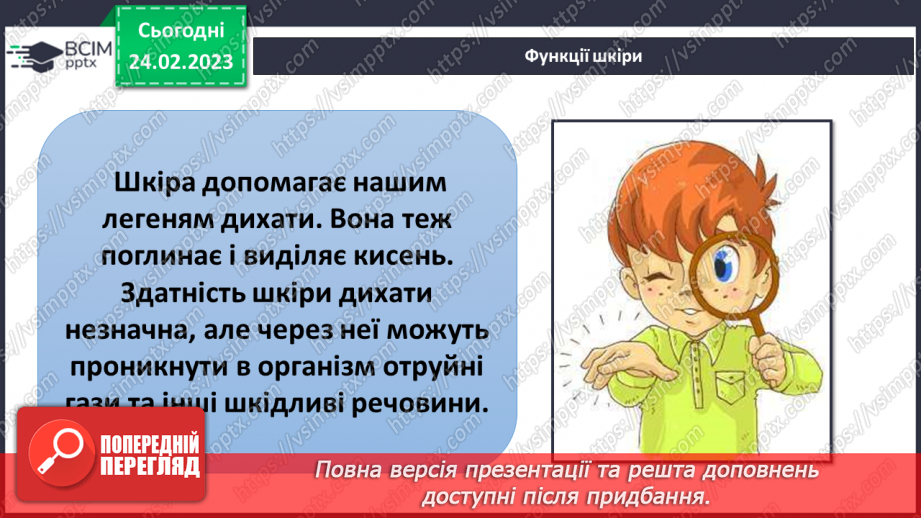 №50 - Із чого складається організм людини. Клітини, внутрішні органи та шкіра.24