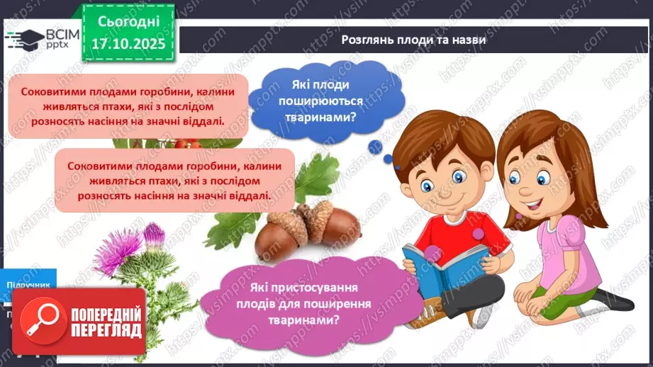 №026 - Досліджуємо як поширюються плоди та насіння в природі.14 №026 - Досліджуємо як поширюються плоди та насіння в природі.14