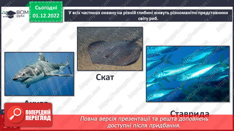 №048 - Мешканці океанів та прісних водойм.7