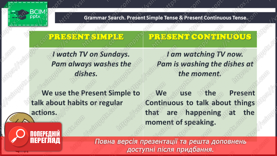 №023 - Grammar Search. Present Simple Tense & Present Continuous Tense.5 №023 - Grammar Search. Present Simple Tense & Present Continuous Tense.5