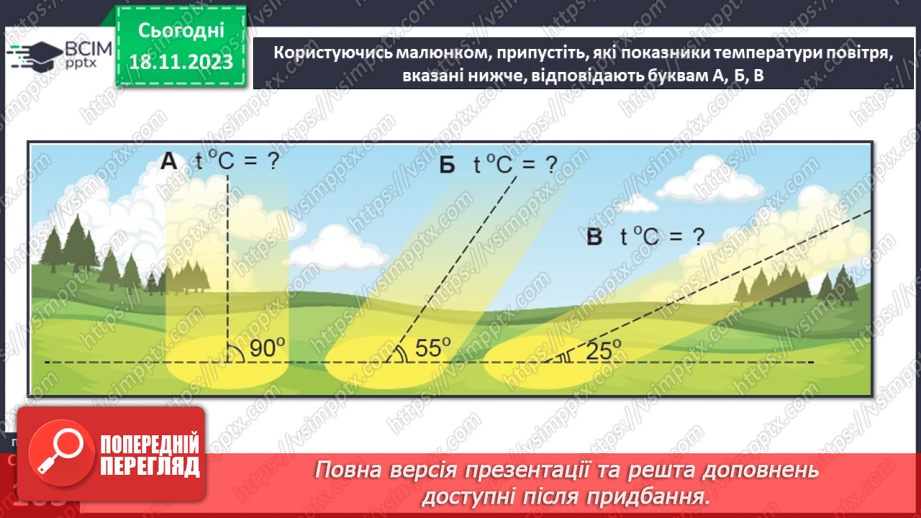 №25 - Як нагрівається атмосферне повітря. Нагрівання атмосферного повітря.6