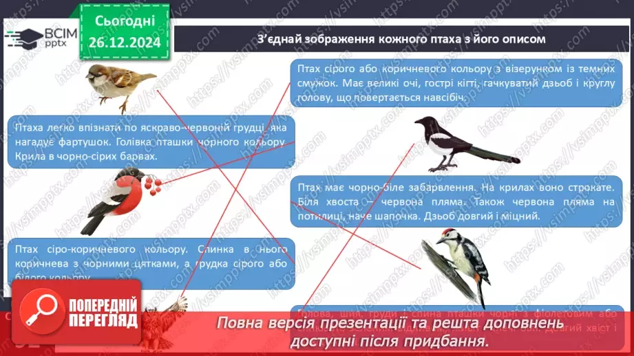 №063 - Відгадування загадок. Лідія Дяченко «Чого сполошилися синички?»18