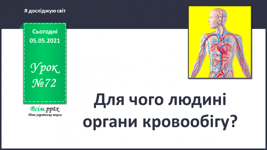 №072 - Для чого людині органи кровообігу?0 №072 - Для чого людині органи кровообігу?0