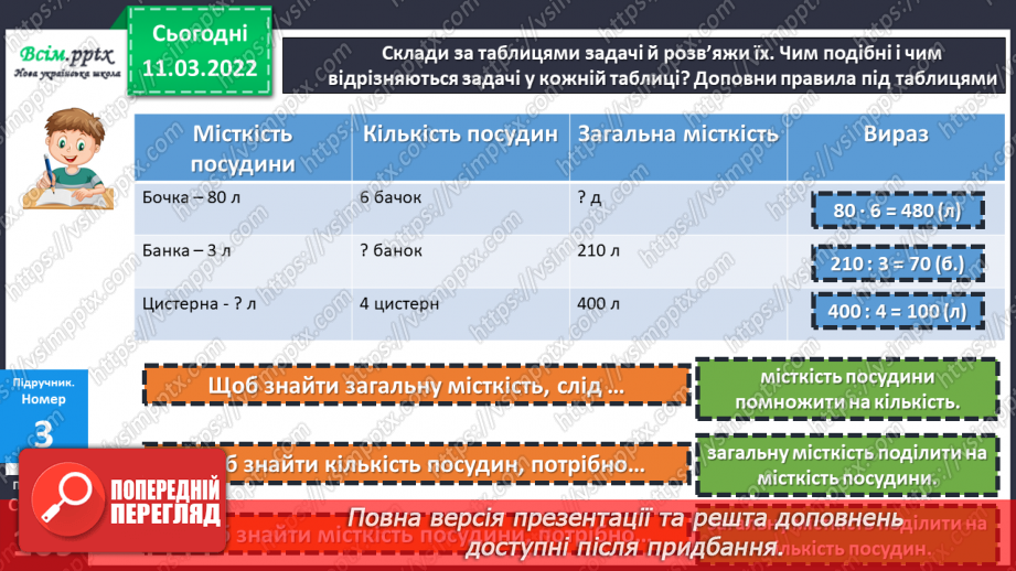 №122 - Прості задачі, що містять трійки взаємопов’язаних величин, та обернені до них.20 №122 - Прості задачі, що містять трійки взаємопов’язаних величин, та обернені до них.20