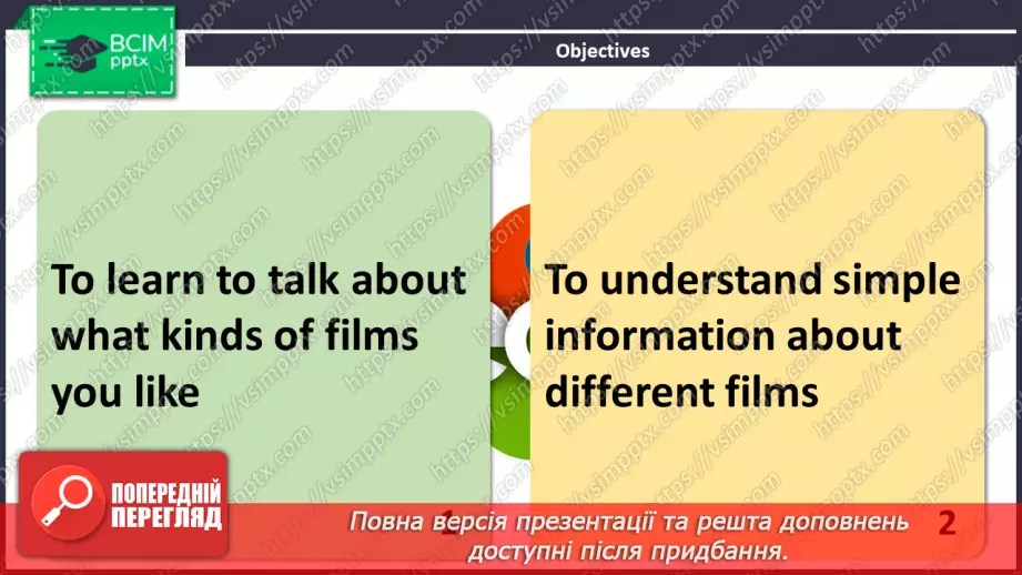 №091 - ГР2 Говоримо про фільми.  Розвиток навичок усної взаємодії. Talking About Films. Speaking.2