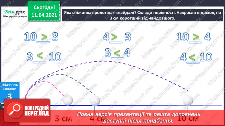 №051 - Таблиці додавання числа 2. Складання задач за малюнками та схемами і їх розвʼязування. Креслення відрізка.9