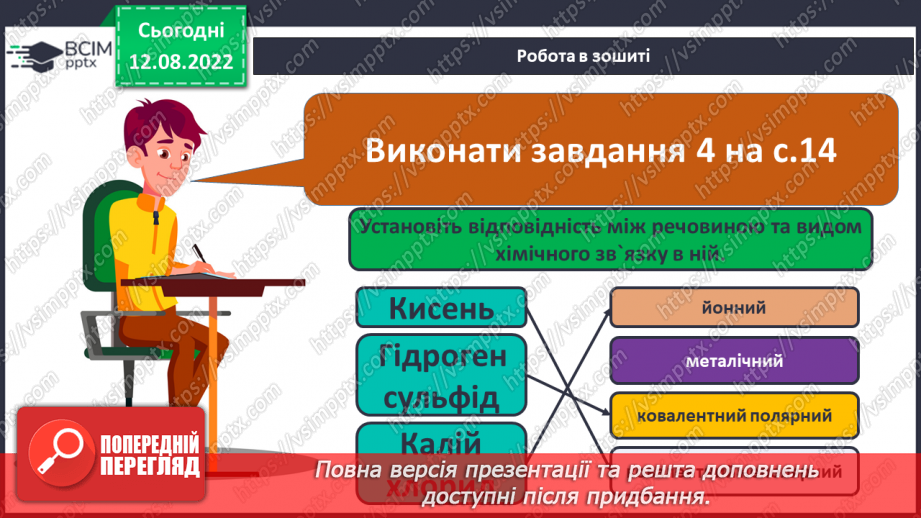 №04 - Робочий семінар №1. Основні класи неорганічних сполук. Види хімічних зв`язків.12