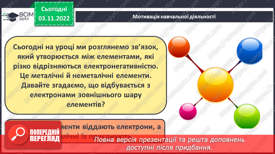 №24 - Іони. Іонний зв`язок, його утворення.5 №24 - Іони. Іонний зв`язок, його утворення.5