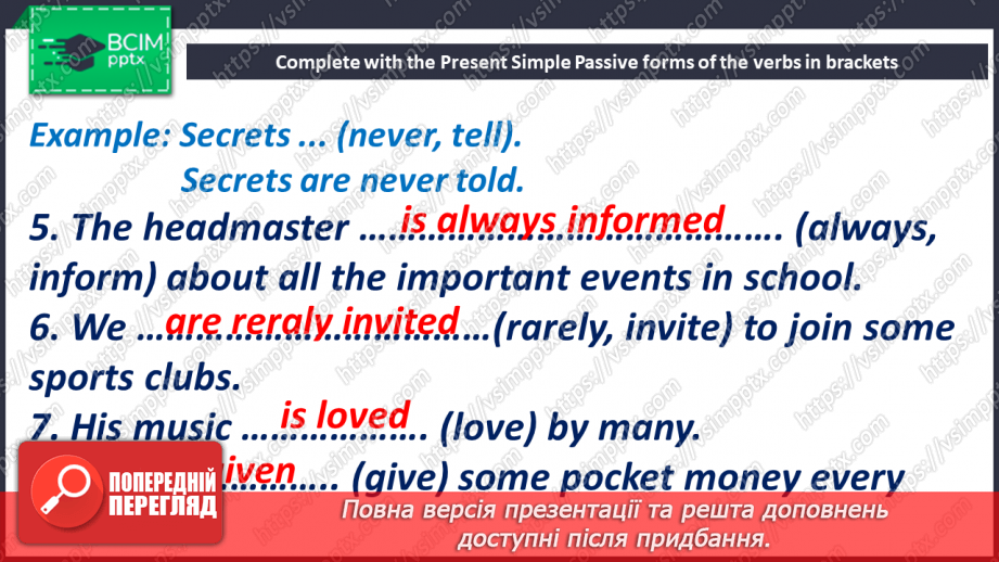 №056 - Your Preferences. Active and Passive Voices11 №056 - Your Preferences. Active and Passive Voices11