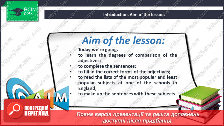 №010 - The Most Popular School Subjects. Grammar Search. Adjectives. Degrees of Comparison2