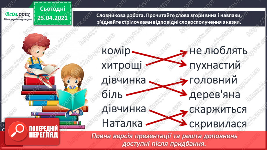 №006 - 007 - Хитрощі не люблять совісті. В.Сухомлинський «Як Наталя в лисиці хитринку купила». Прислів’я. Робота з дитячою книжкою.7