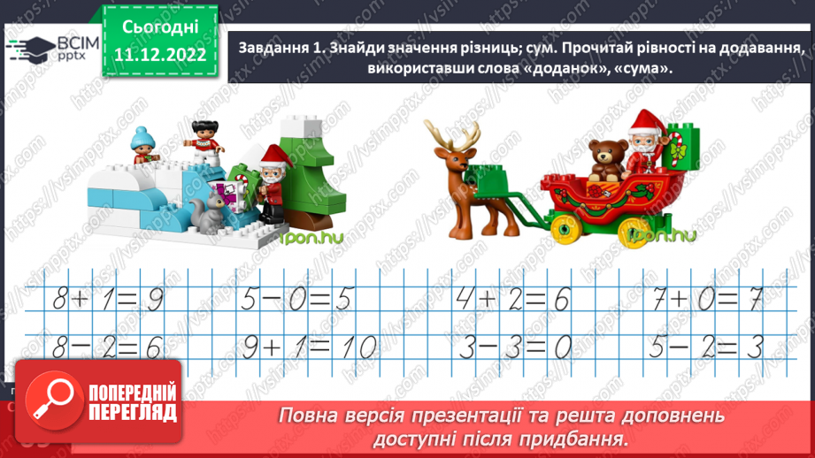 №0066 - Називаємо компоненти та результат дії віднімання: зменшуване, від’ємник, різниця.27