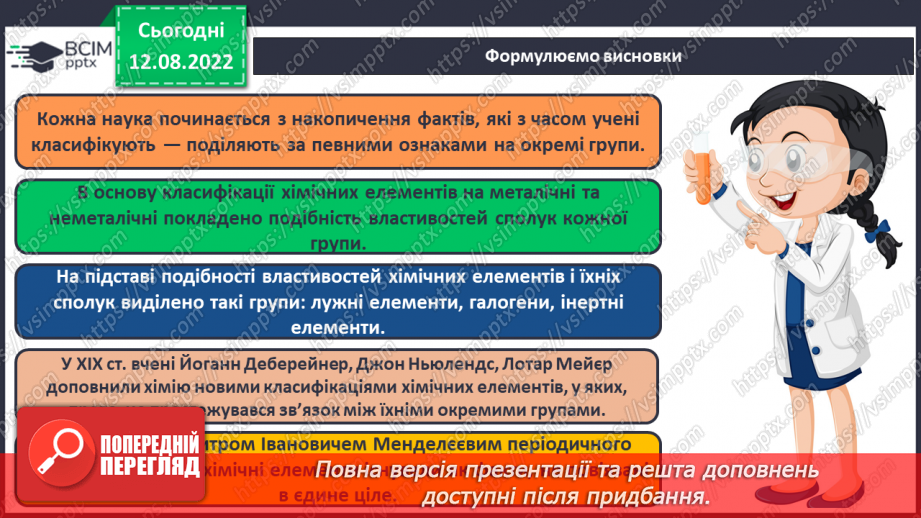 №04 - Будова атома. Короткі історичні відомості про спроби класифікації хімічних елементів.25