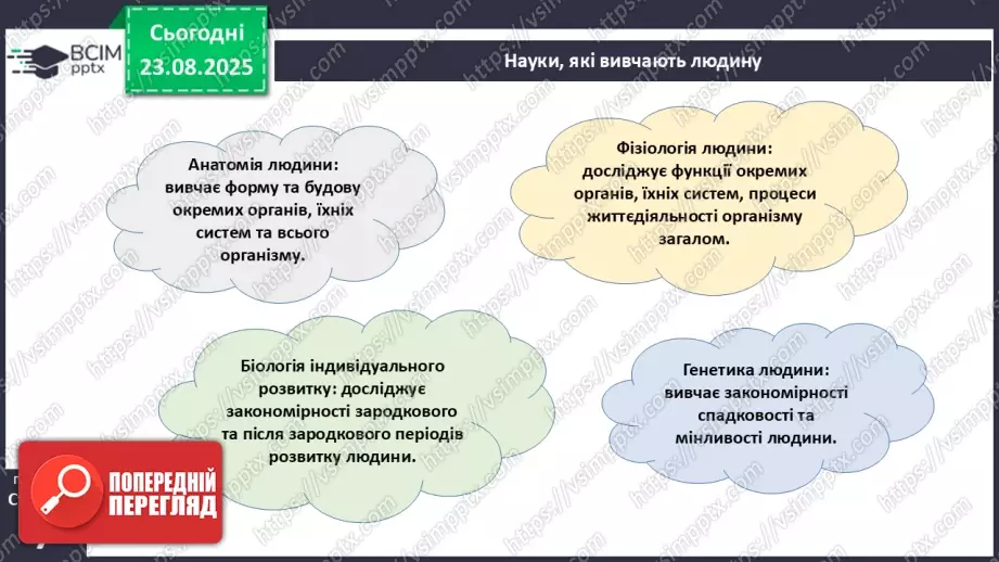 №002 - Які науки вивчають людину. Яке значення знань про людину для збереження її здоров'я?4 №002 - Які науки вивчають людину. Яке значення знань про людину для збереження її здоров'я?4