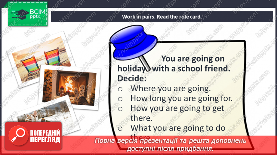 №056 - Holiday plans. Act out! Holiday time.5