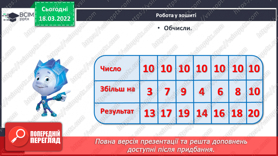 №101 - Додавання і віднімання виду 10+3, 3+10, 13-3, 13-10. Розв’язування задач24 №101 - Додавання і віднімання виду 10+3, 3+10, 13-3, 13-10. Розв’язування задач24