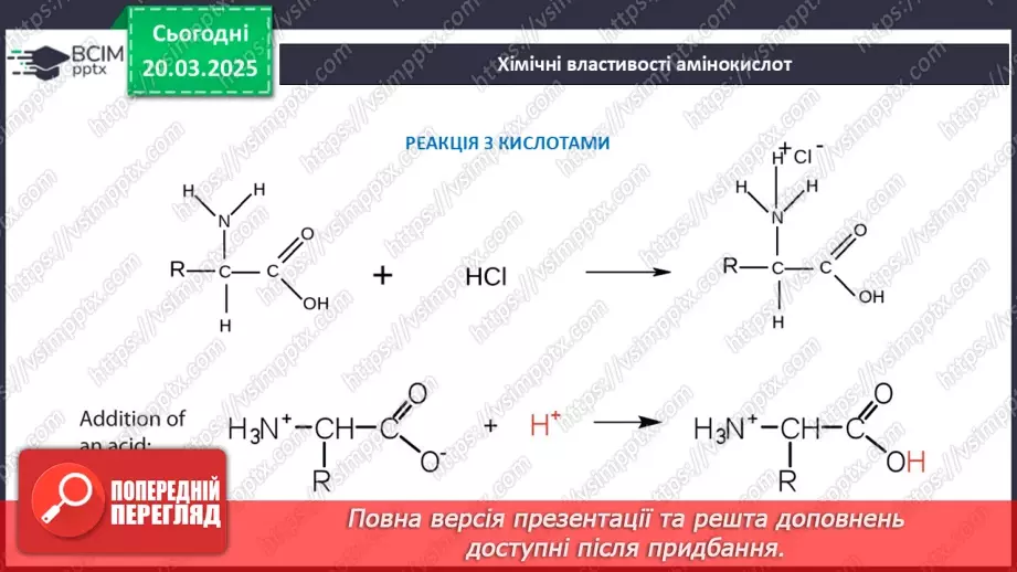 №28 - Амінокислоти. Хімічні властивості гліцину.17 №28 - Амінокислоти. Хімічні властивості гліцину.17