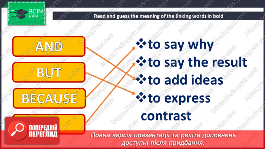 №105 - Grammar Search. Linking Words (‘and’, ‘but’, ‘so’, ‘because’).10 №105 - Grammar Search. Linking Words (‘and’, ‘but’, ‘so’, ‘because’).10
